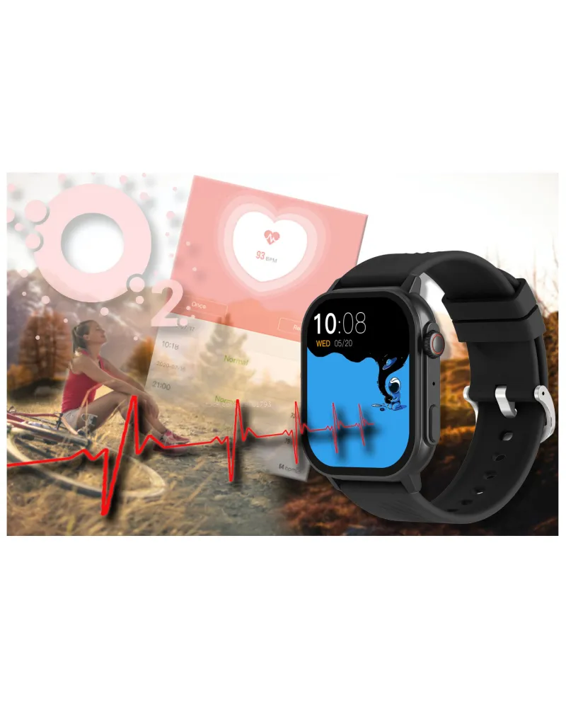 SMARTWATCH UNISEX GRAVITY GT15-1 - ROZMOWY BLUETOOTH, DODATKOWY PASEK (sg029a) SMARTWATCH UNISEX GRAVITY GT15-1 - ROZMOWY BLUETOOTH, DODATKOWY PASEK (sg029a)
