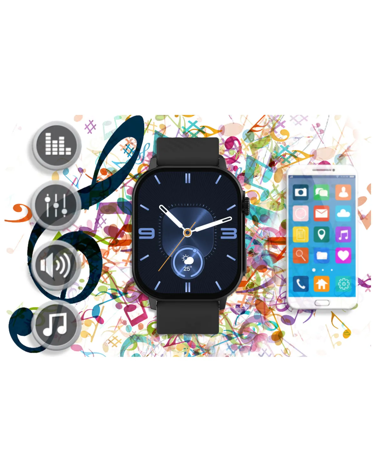 SMARTWATCH UNISEX GRAVITY GT15-1 - ROZMOWY BLUETOOTH, DODATKOWY PASEK (sg029a) SMARTWATCH UNISEX GRAVITY GT15-1 - ROZMOWY BLUETOOTH, DODATKOWY PASEK (sg029a)