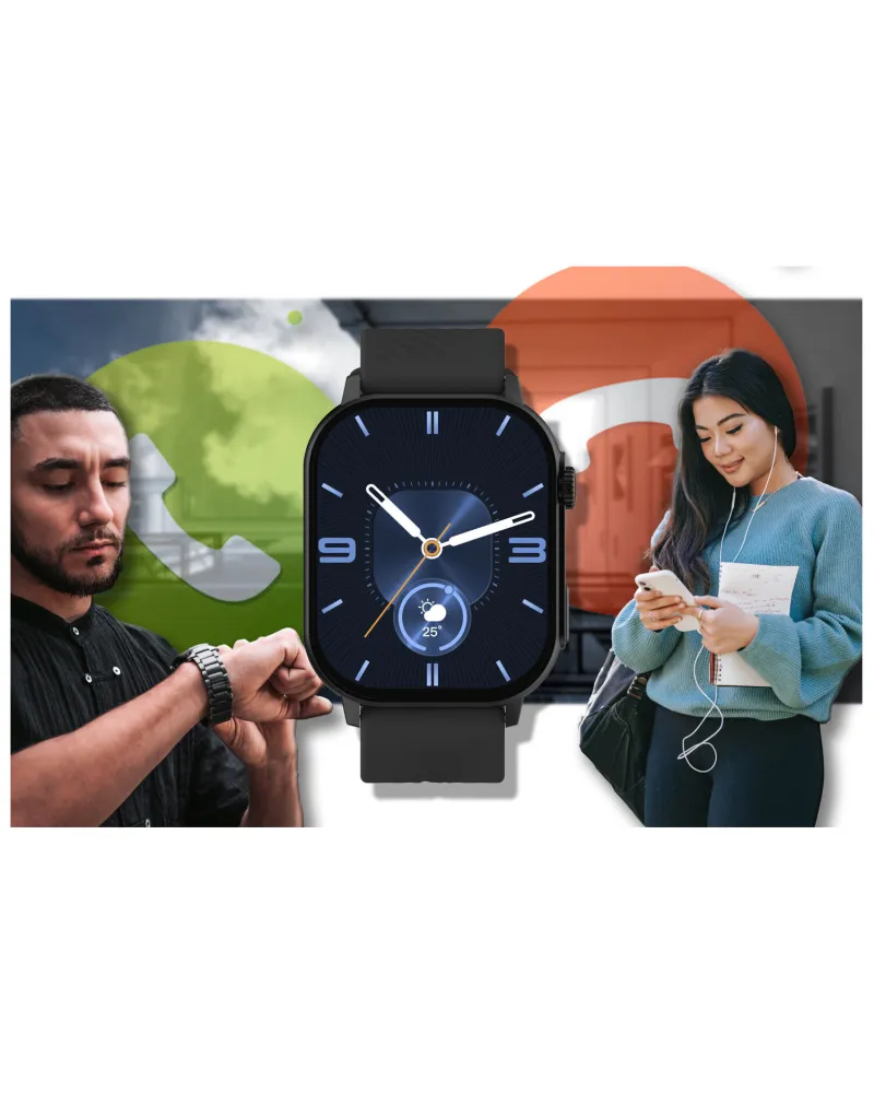 SMARTWATCH UNISEX GRAVITY GT15-1 - ROZMOWY BLUETOOTH, DODATKOWY PASEK (sg029a) SMARTWATCH UNISEX GRAVITY GT15-1 - ROZMOWY BLUETOOTH, DODATKOWY PASEK (sg029a)