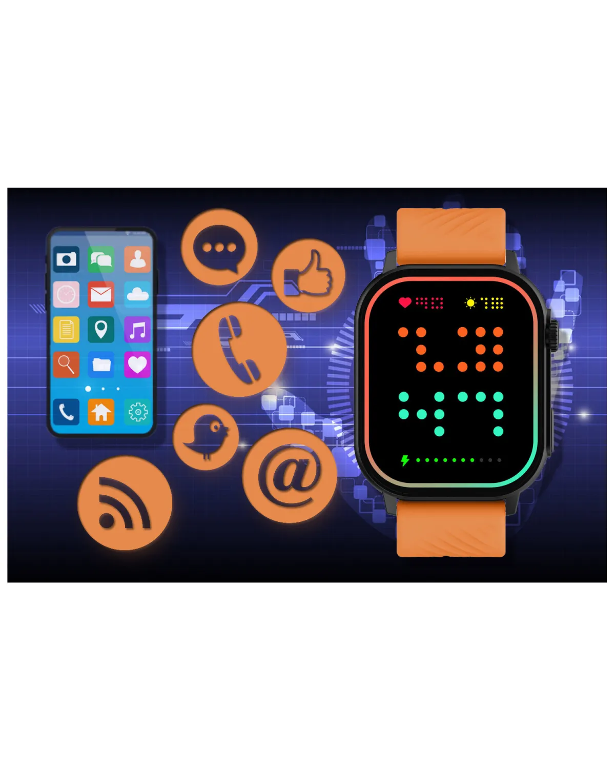SMARTWATCH UNISEX GRAVITY GT15-2 - ROZMOWY BLUETOOTH, DODATKOWY PASEK (sg029b)