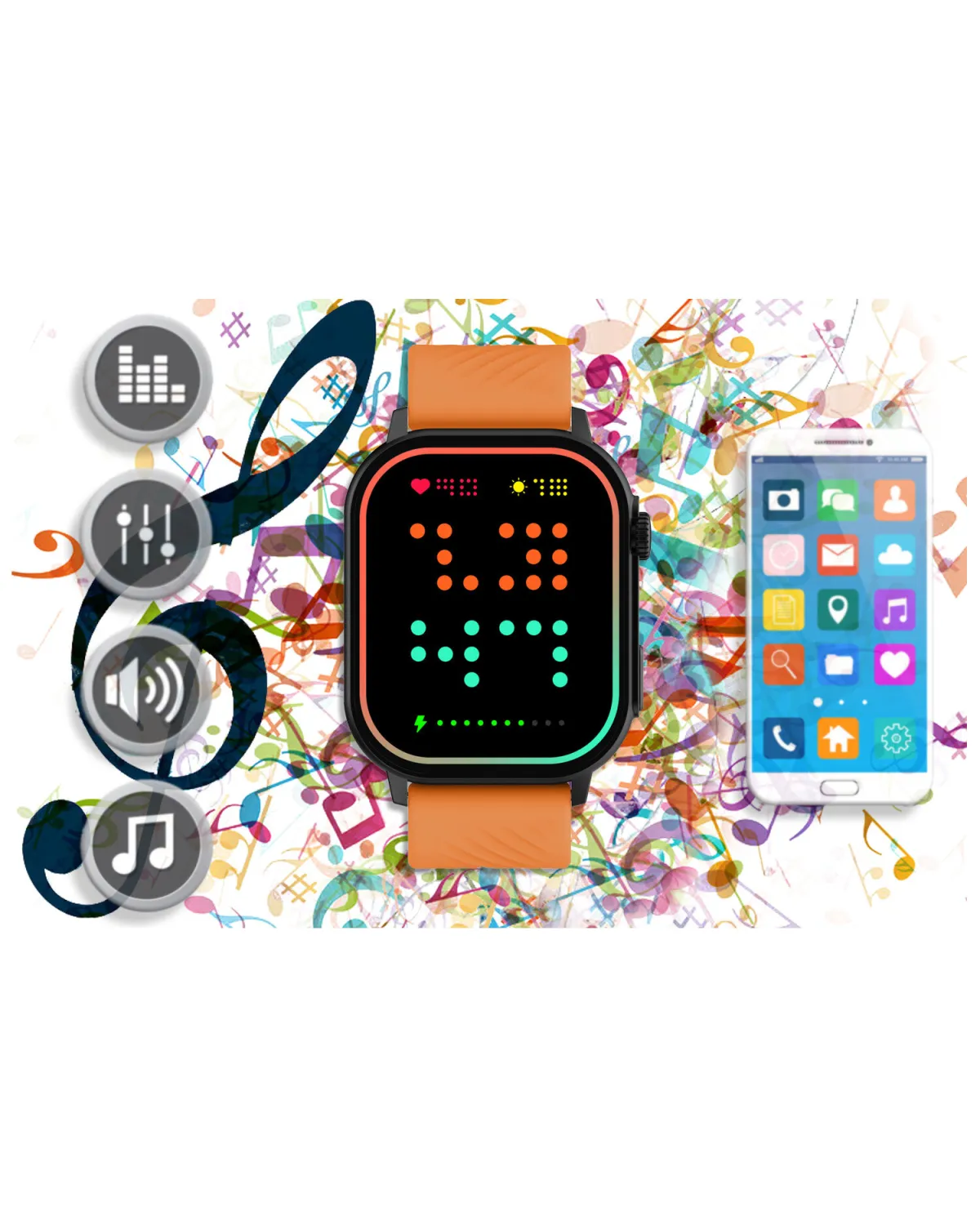 SMARTWATCH UNISEX GRAVITY GT15-2 - ROZMOWY BLUETOOTH, DODATKOWY PASEK (sg029b)