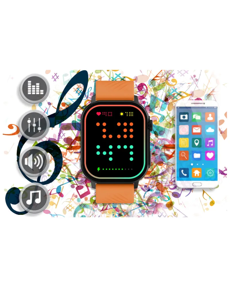 SMARTWATCH UNISEX GRAVITY GT15-2 - ROZMOWY BLUETOOTH, DODATKOWY PASEK (sg029b)