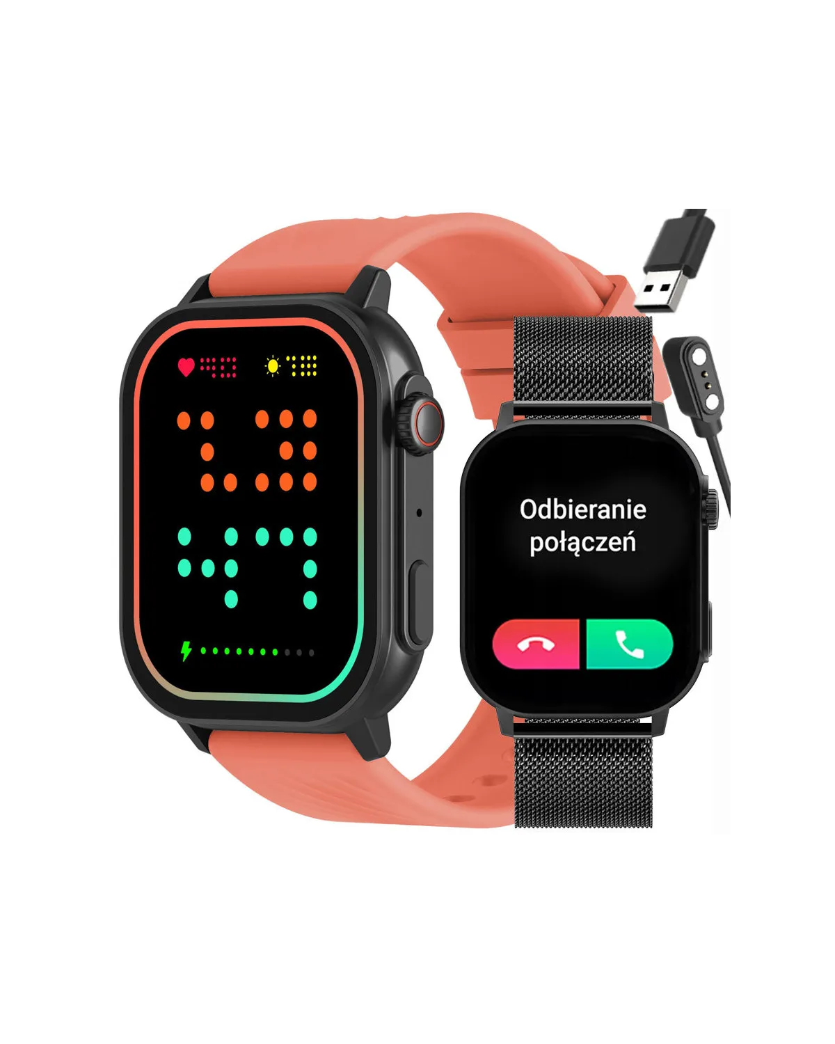 SMARTWATCH UNISEX GRAVITY GT15-3 - ROZMOWY BLUETOOTH, DODATKOWY PASEK (sg029c) SMARTWATCH UNISEX GRAVITY GT15-3 - ROZMOWY BLUETOOTH, DODATKOWY PASEK (sg029c)