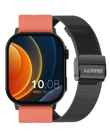 SMARTWATCH UNISEX GRAVITY GT15-3 - ROZMOWY BLUETOOTH, DODATKOWY PASEK (sg029c) SMARTWATCH UNISEX GRAVITY GT15-3 - ROZMOWY BLUETOOTH, DODATKOWY PASEK (sg029c)