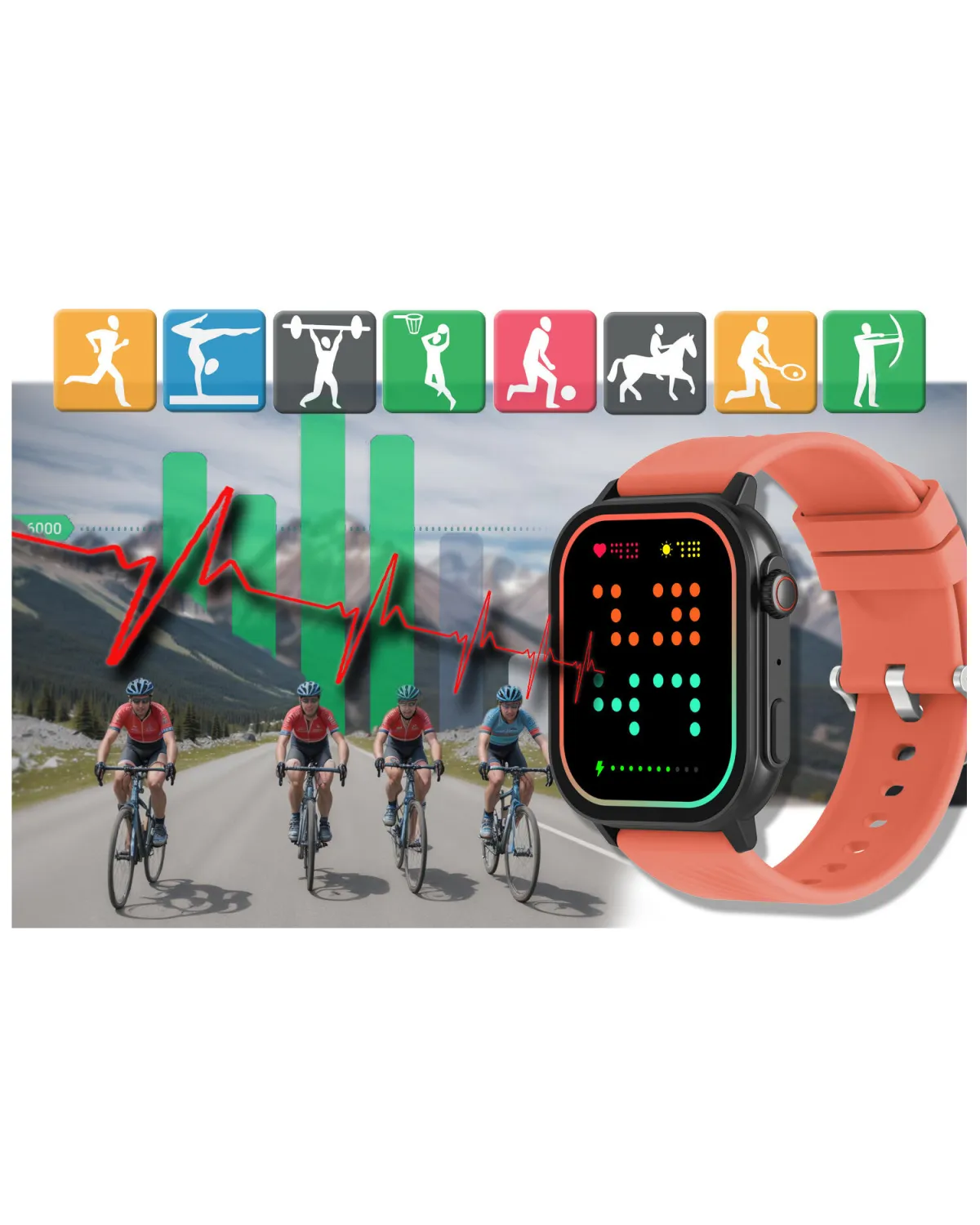 SMARTWATCH UNISEX GRAVITY GT15-3 - ROZMOWY BLUETOOTH, DODATKOWY PASEK (sg029c) SMARTWATCH UNISEX GRAVITY GT15-3 - ROZMOWY BLUETOOTH, DODATKOWY PASEK (sg029c)