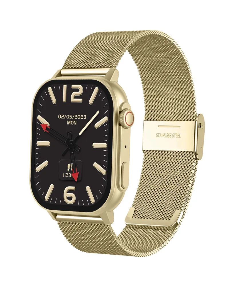 SMARTWATCH UNISEX GRAVITY GT15-6 - ROZMOWY BLUETOOTH, DODATKOWY PASEK (sg029f)