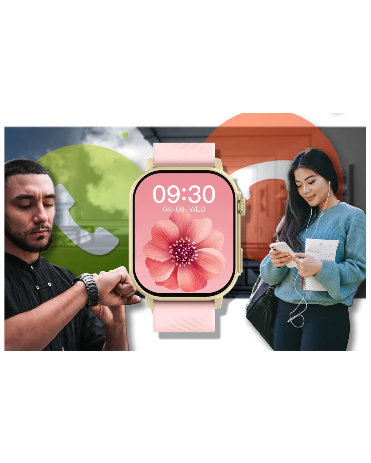 SMARTWATCH UNISEX GRAVITY GT15-7 - ROZMOWY BLUETOOTH, DODATKOWY PASEK (sg029g)