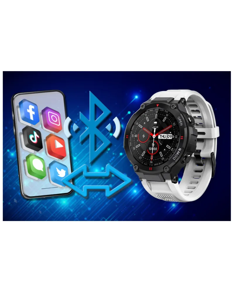 SMARTWATCH MĘSKI GRAVITY GT7-6 - WYKONYWANIE POŁĄCZEŃ (sg016f) SMARTWATCH MĘSKI GRAVITY GT7-6 - WYKONYWANIE POŁĄCZEŃ (sg016f)