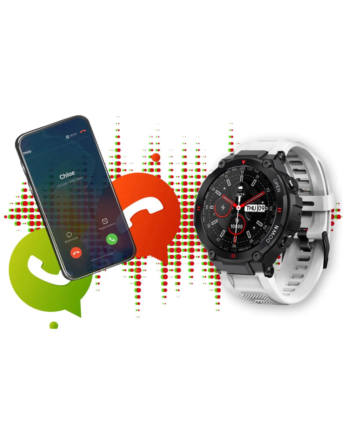SMARTWATCH MĘSKI GRAVITY GT7-6 - WYKONYWANIE POŁĄCZEŃ (sg016f) SMARTWATCH MĘSKI GRAVITY GT7-6 - WYKONYWANIE POŁĄCZEŃ (sg016f)