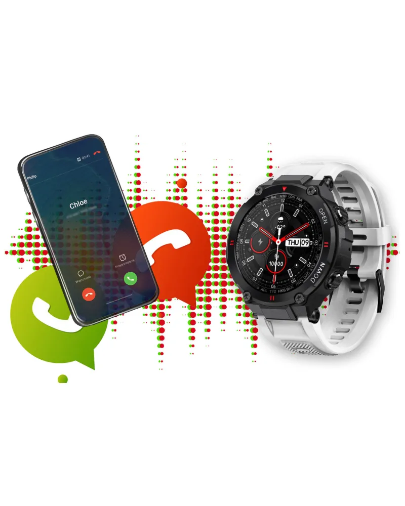 SMARTWATCH MĘSKI GRAVITY GT7-6 - WYKONYWANIE POŁĄCZEŃ (sg016f) SMARTWATCH MĘSKI GRAVITY GT7-6 - WYKONYWANIE POŁĄCZEŃ (sg016f)