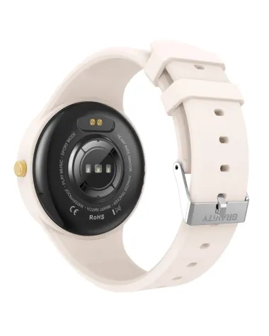SMARTWATCH DAMSKI GRAVITY GT14-1 - ROZMOWY BLUETOOTH, WŁASNE TARCZE (sg026a)