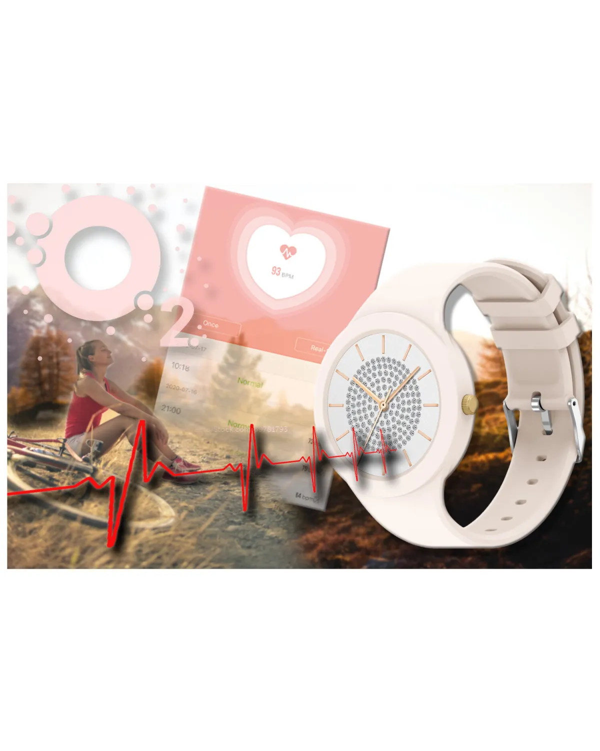 SMARTWATCH DAMSKI GRAVITY GT14-1 - ROZMOWY BLUETOOTH, WŁASNE TARCZE (sg026a)