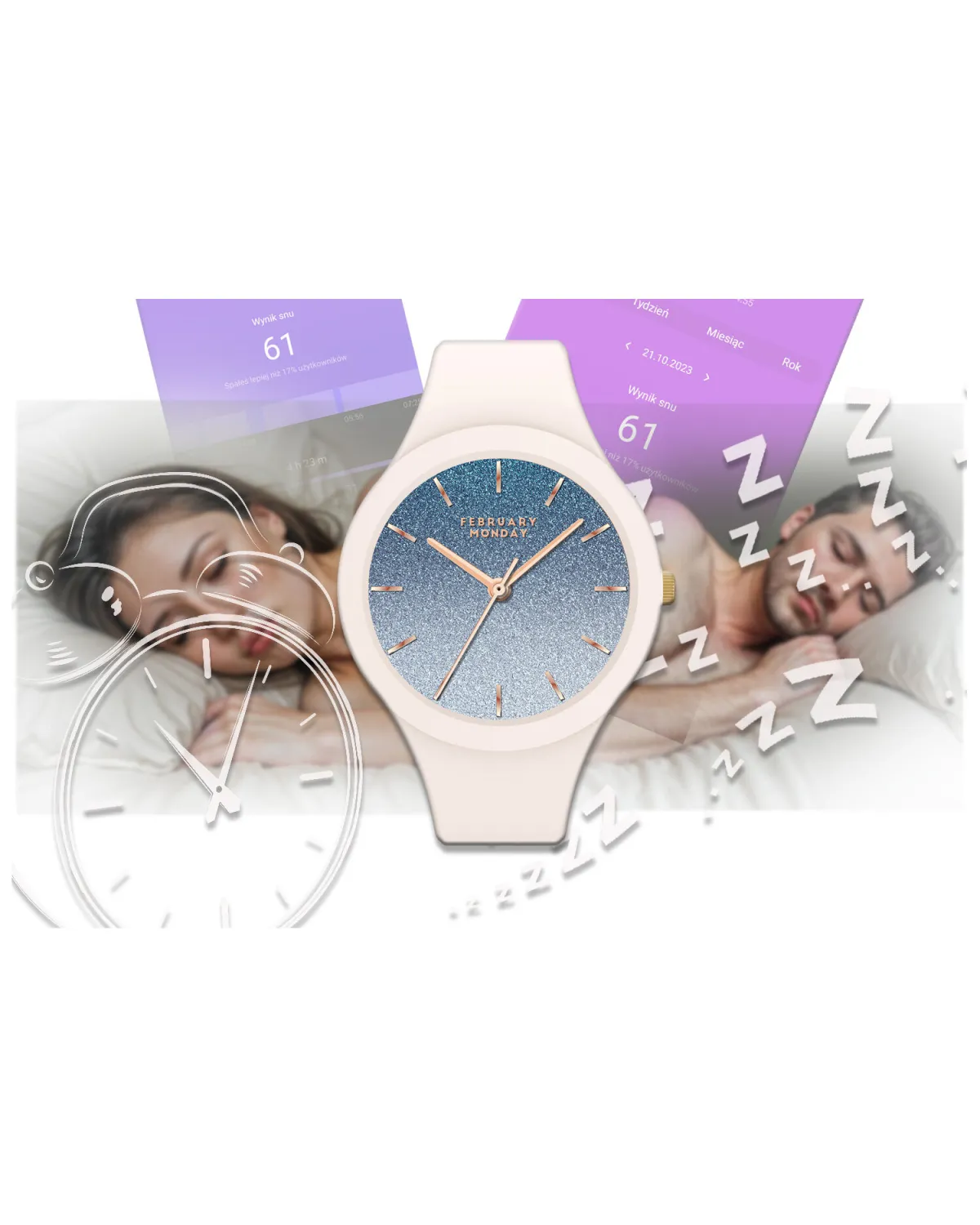 SMARTWATCH DAMSKI GRAVITY GT14-1 - ROZMOWY BLUETOOTH, WŁASNE TARCZE (sg026a)