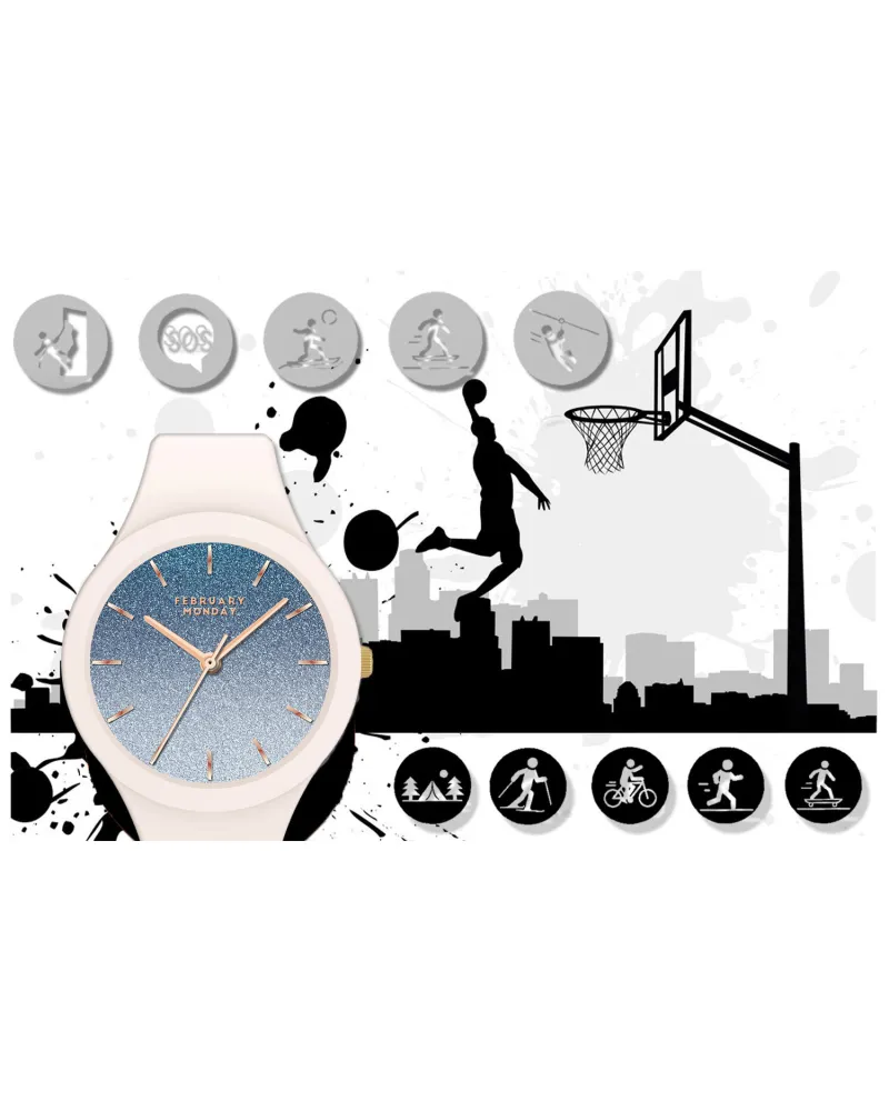 SMARTWATCH DAMSKI GRAVITY GT14-1 - ROZMOWY BLUETOOTH, WŁASNE TARCZE (sg026a)