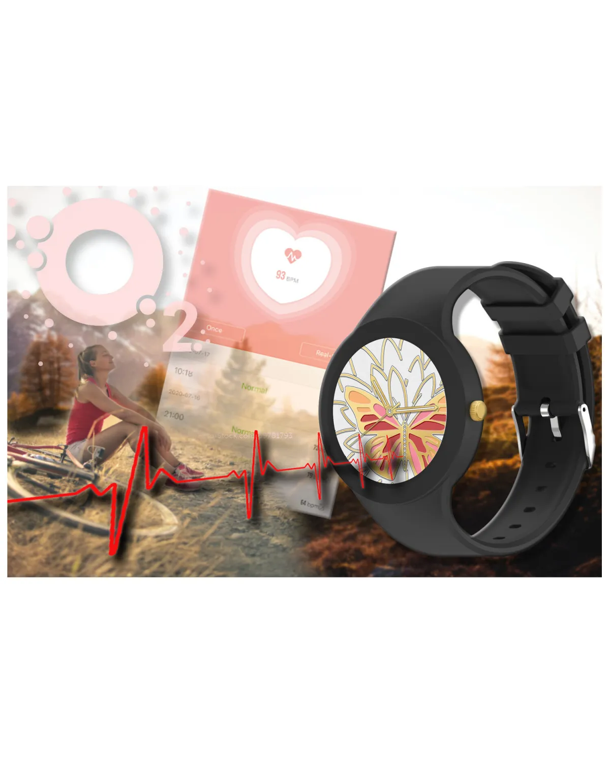 SMARTWATCH DAMSKI GRAVITY GT14-3 - ROZMOWY BLUETOOTH, WŁASNE TARCZE (sg026c)