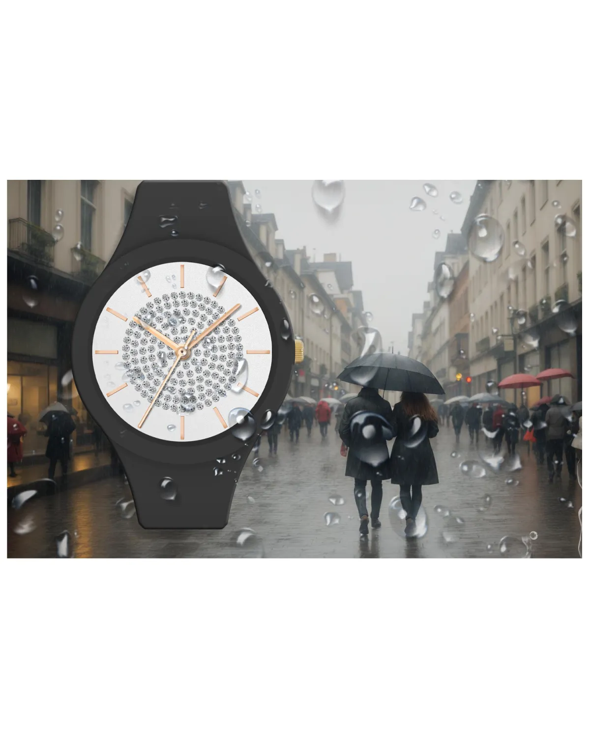 SMARTWATCH DAMSKI GRAVITY GT14-3 - ROZMOWY BLUETOOTH, WŁASNE TARCZE (sg026c)