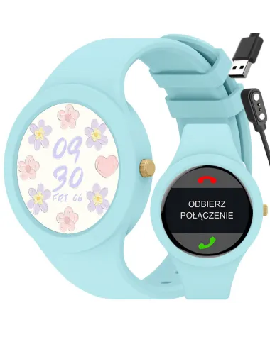 SMARTWATCH DAMSKI GRAVITY GT14-4 - ROZMOWY BLUETOOTH, WŁASNE TARCZE (sg026d)