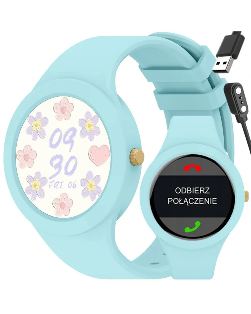 SMARTWATCH DAMSKI GRAVITY GT14-4 - ROZMOWY BLUETOOTH, WŁASNE TARCZE (sg026d)