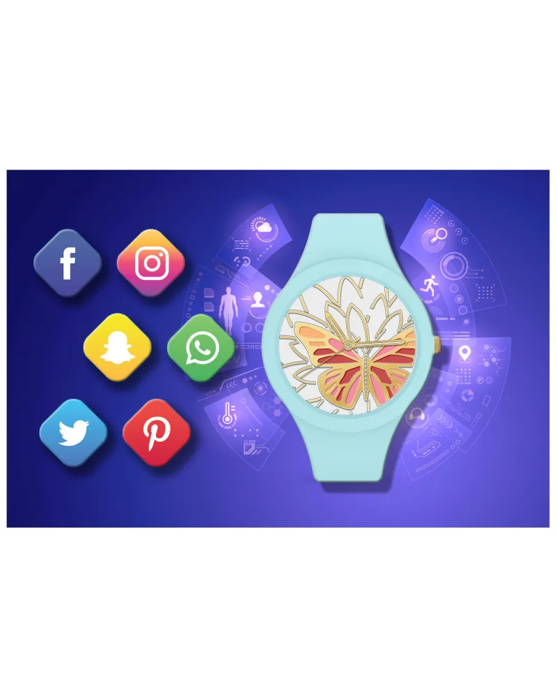 SMARTWATCH DAMSKI GRAVITY GT14-4 - ROZMOWY BLUETOOTH, WŁASNE TARCZE (sg026d)