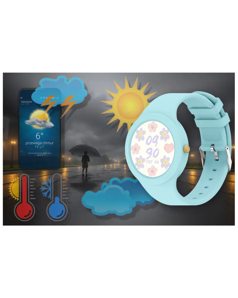 SMARTWATCH DAMSKI GRAVITY GT14-4 - ROZMOWY BLUETOOTH, WŁASNE TARCZE (sg026d)