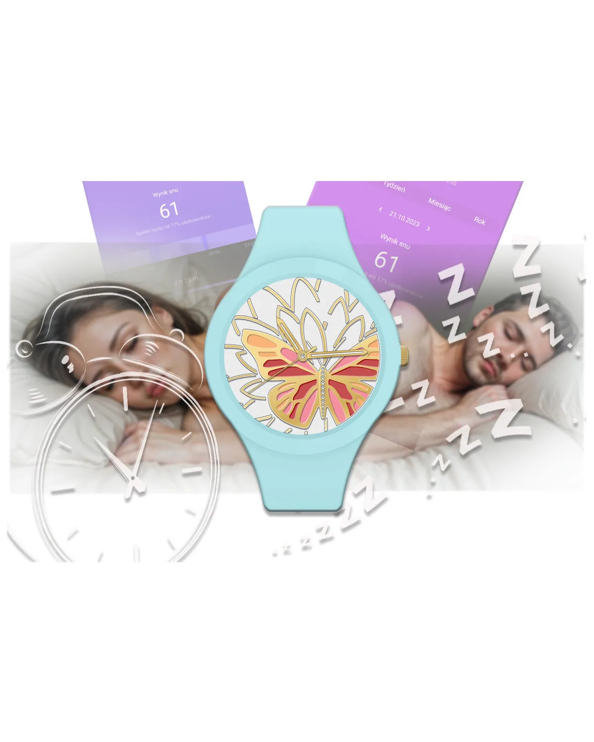 SMARTWATCH DAMSKI GRAVITY GT14-4 - ROZMOWY BLUETOOTH, WŁASNE TARCZE (sg026d)