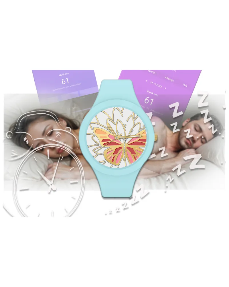 SMARTWATCH DAMSKI GRAVITY GT14-4 - ROZMOWY BLUETOOTH, WŁASNE TARCZE (sg026d)