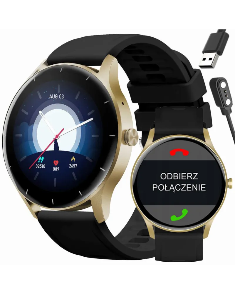SMARTWATCH UNISEX GRAVITY GT2-3 - ROZMOWY BLUETOOTH, WŁASNE TARCZE (sg019c) SMARTWATCH UNISEX GRAVITY GT2-3 - ROZMOWY BLUETOOTH, WŁASNE TARCZE (sg019c)