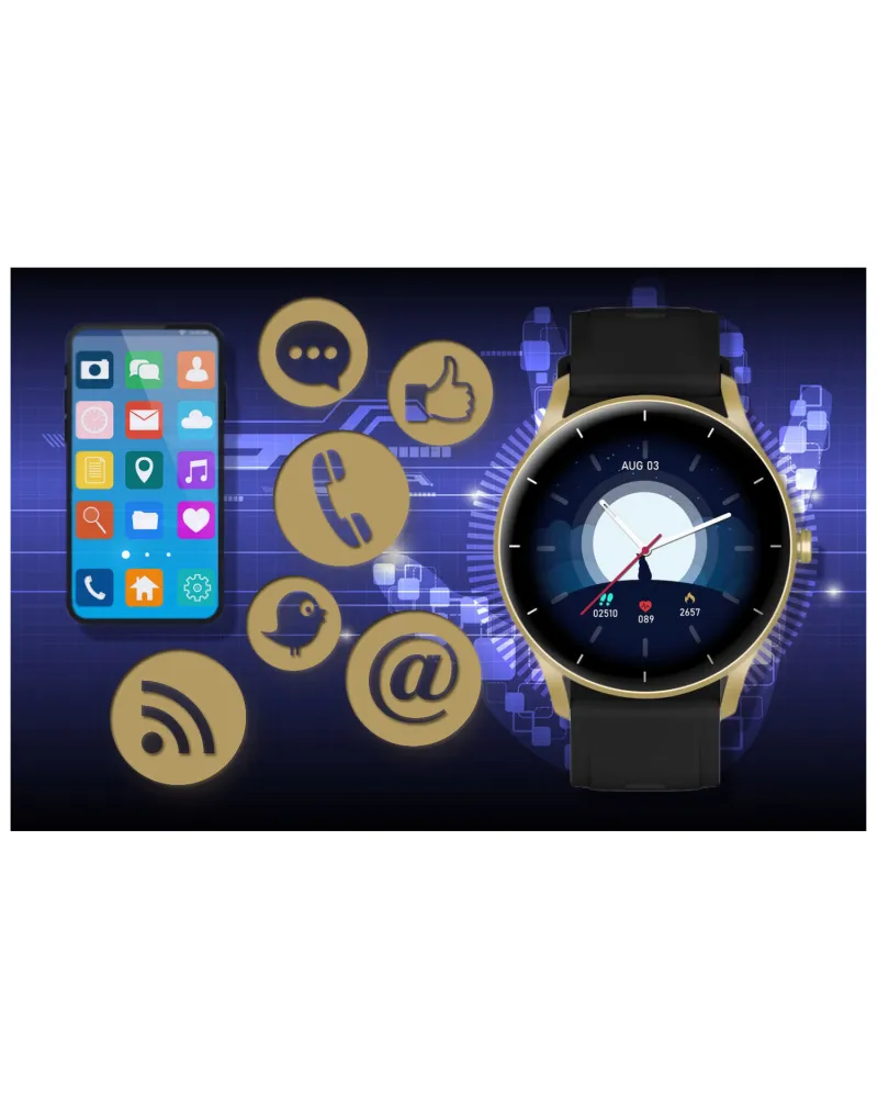 SMARTWATCH UNISEX GRAVITY GT2-3 - ROZMOWY BLUETOOTH, WŁASNE TARCZE (sg019c) SMARTWATCH UNISEX GRAVITY GT2-3 - ROZMOWY BLUETOOTH, WŁASNE TARCZE (sg019c)