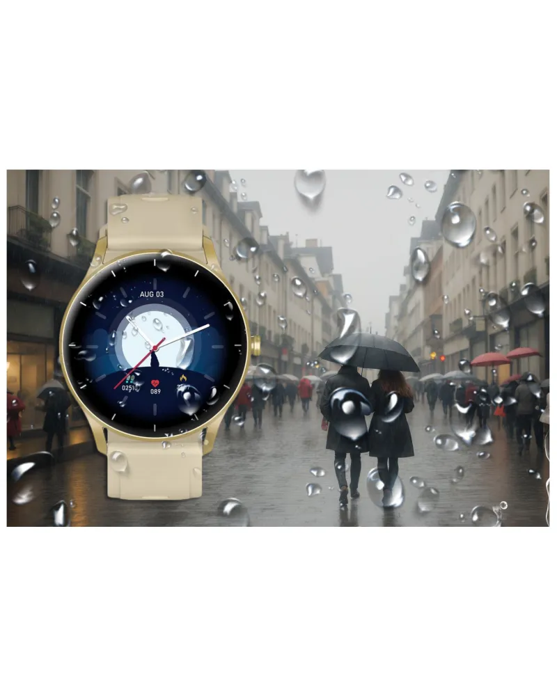 SMARTWATCH UNISEX GRAVITY GT2-4 - ROZMOWY BLUETOOTH, WŁASNE TARCZE (sg019d)