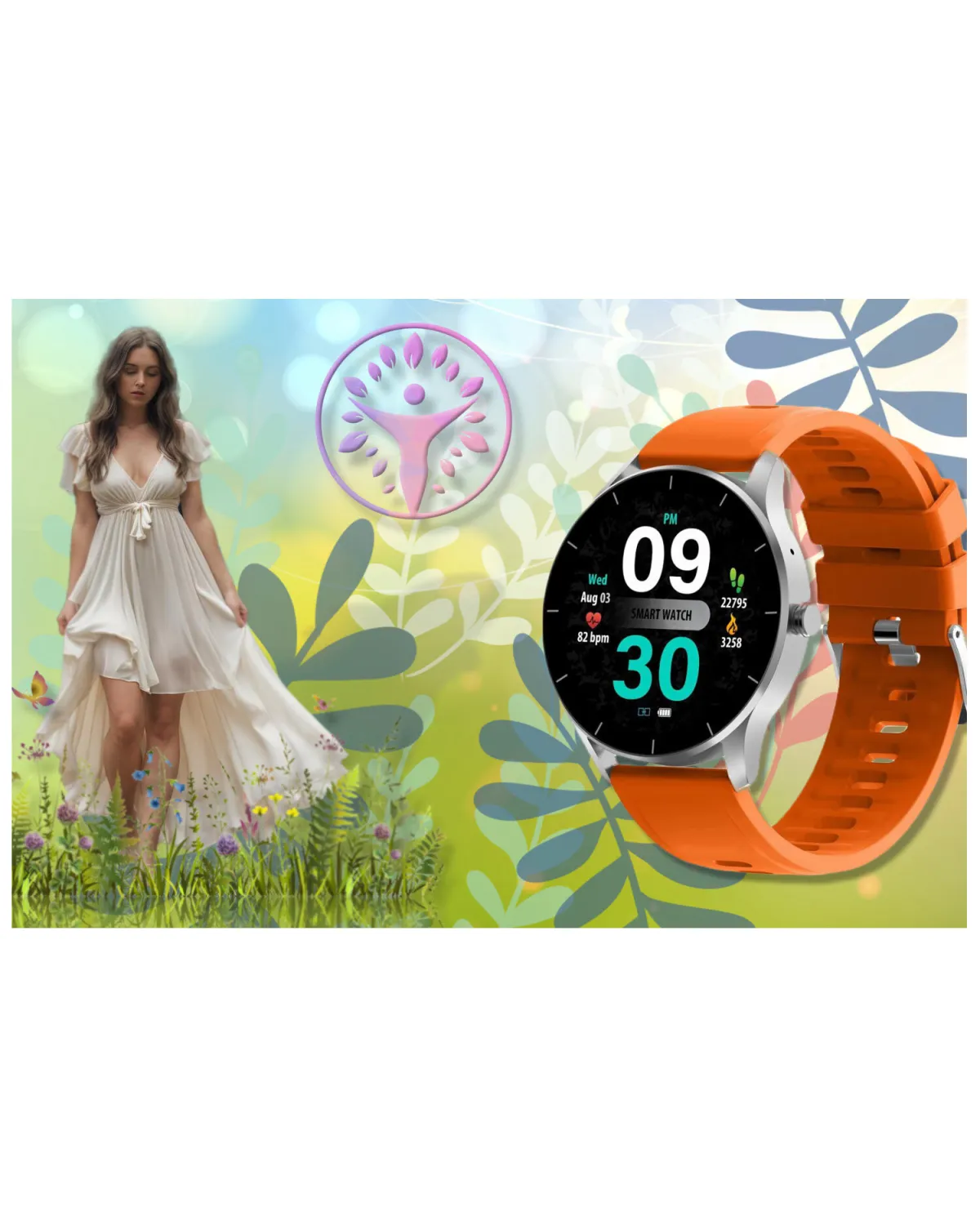 SMARTWATCH UNISEX GRAVITY GT2-8 - ROZMOWY BLUETOOTH, WŁASNE TARCZE (sg019h)