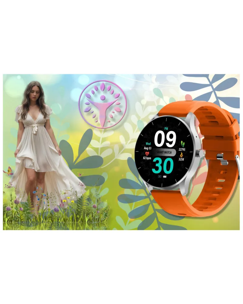 SMARTWATCH UNISEX GRAVITY GT2-8 - ROZMOWY BLUETOOTH, WŁASNE TARCZE (sg019h)