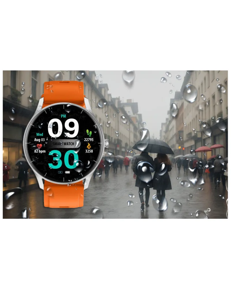 SMARTWATCH UNISEX GRAVITY GT2-8 - ROZMOWY BLUETOOTH, WŁASNE TARCZE (sg019h)