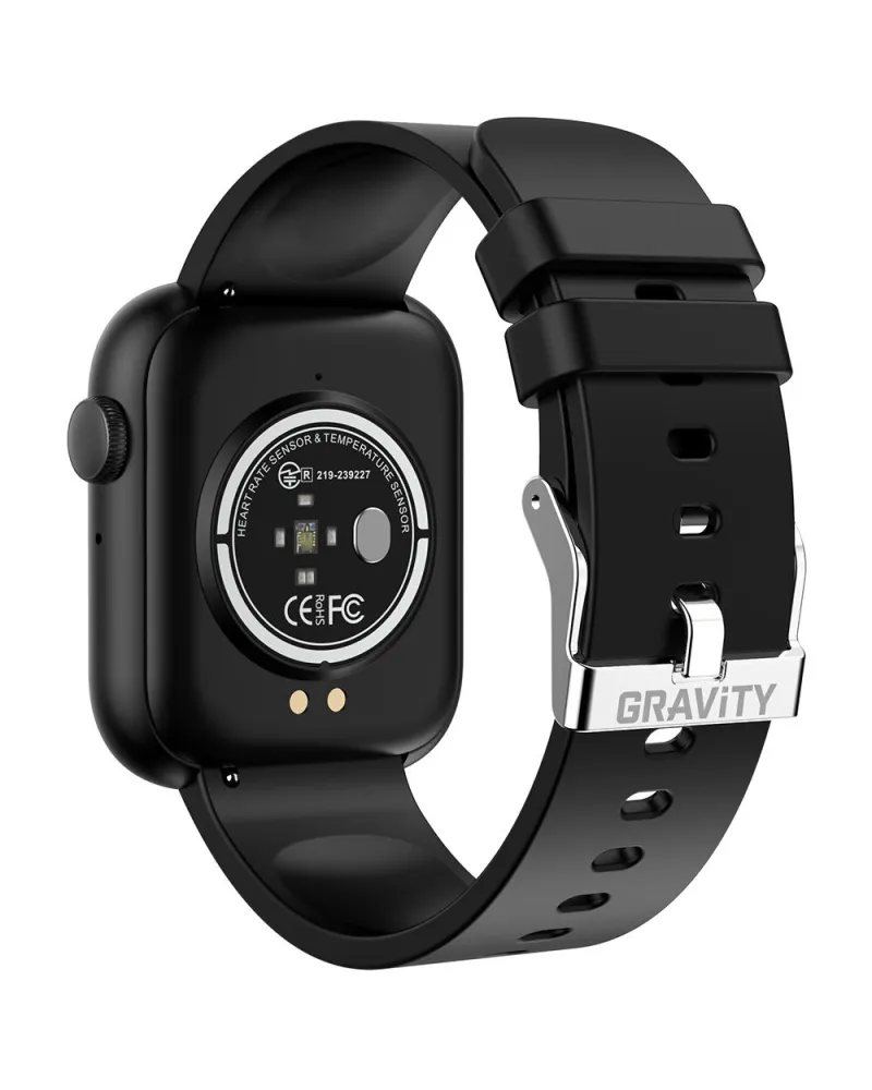 SMARTWATCH UNISEX GRAVITY GT3-3 - ROZMOWY BLUETOOTH, WŁASNE TARCZE (sg022c)