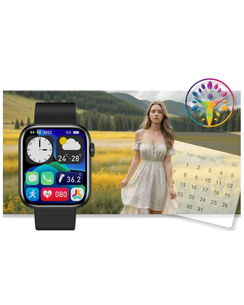SMARTWATCH UNISEX GRAVITY GT3-3 - ROZMOWY BLUETOOTH, WŁASNE TARCZE (sg022c)