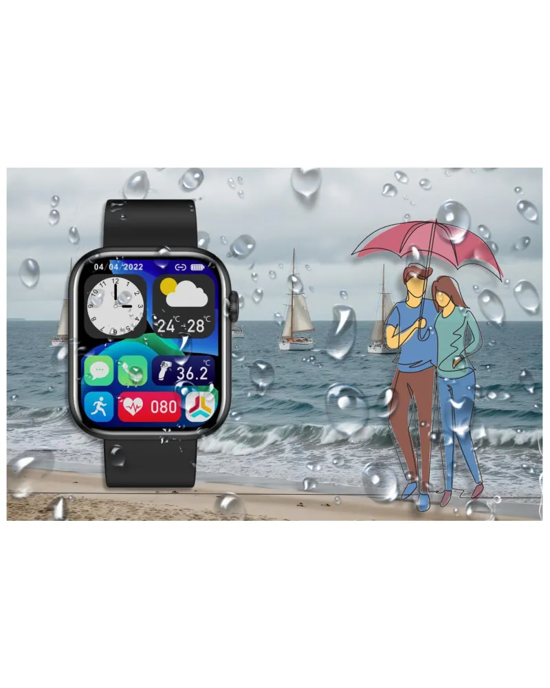 SMARTWATCH UNISEX GRAVITY GT3-3 - ROZMOWY BLUETOOTH, WŁASNE TARCZE (sg022c)