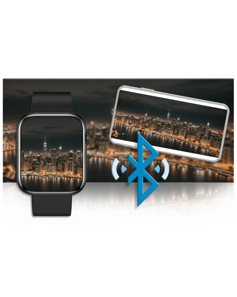 SMARTWATCH UNISEX GRAVITY GT3-3 - ROZMOWY BLUETOOTH, WŁASNE TARCZE (sg022c)