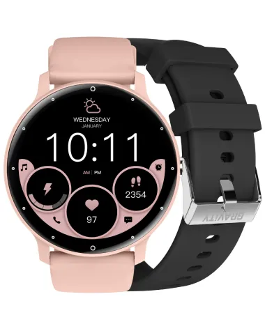 SMARTWATCH UNISEX GRAVITY GT1-5 PRO - ROZMOWY BLUETOOTH, DODATKOWY PASEK (sg027e) SMARTWATCH UNISEX GRAVITY GT1-5 PRO - ROZMOWY BLUETOOTH, DODATKOWY PASEK (sg027e)