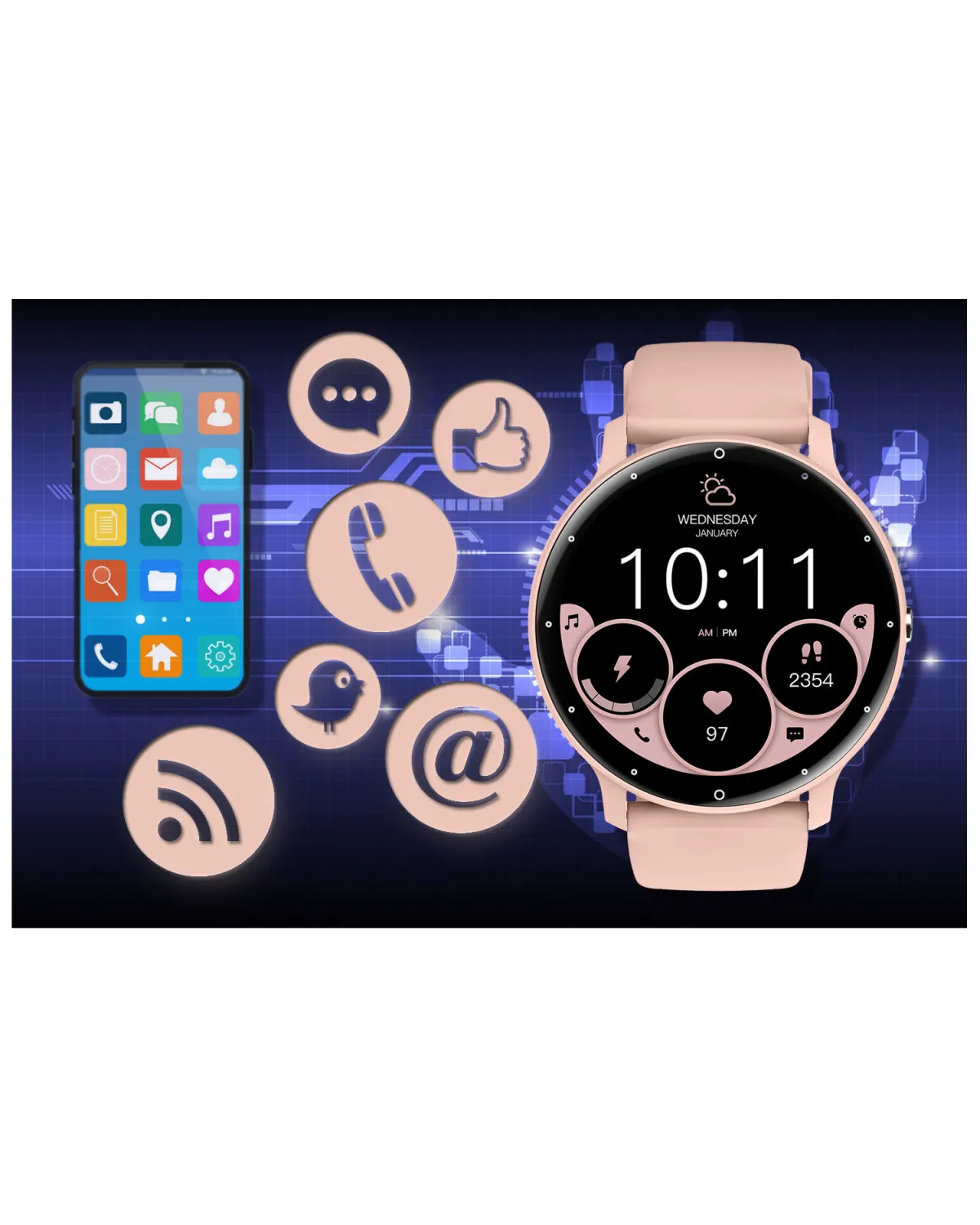 SMARTWATCH UNISEX GRAVITY GT1-5 PRO - ROZMOWY BLUETOOTH, DODATKOWY PASEK (sg027e) SMARTWATCH UNISEX GRAVITY GT1-5 PRO - ROZMOWY BLUETOOTH, DODATKOWY PASEK (sg027e)