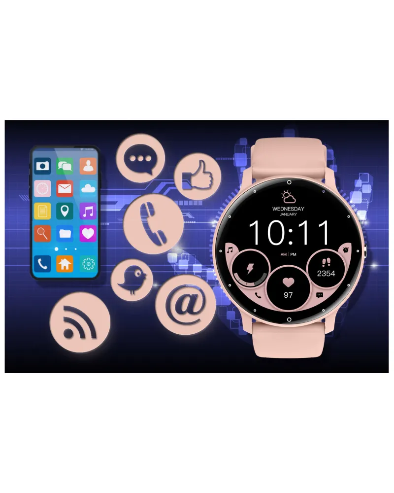 SMARTWATCH UNISEX GRAVITY GT1-5 PRO - ROZMOWY BLUETOOTH, DODATKOWY PASEK (sg027e) SMARTWATCH UNISEX GRAVITY GT1-5 PRO - ROZMOWY BLUETOOTH, DODATKOWY PASEK (sg027e)
