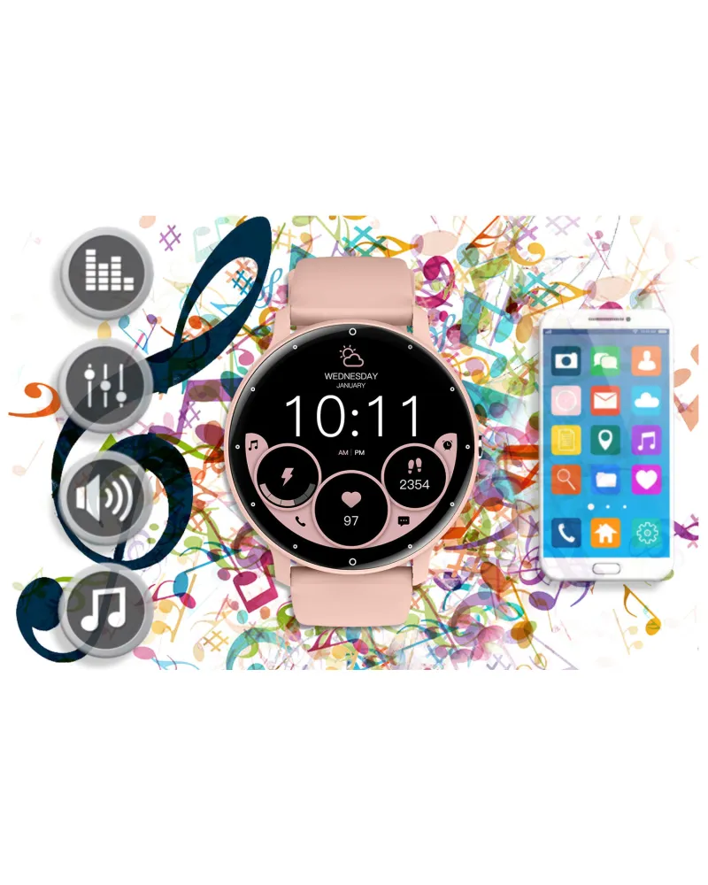 SMARTWATCH UNISEX GRAVITY GT1-5 PRO - ROZMOWY BLUETOOTH, DODATKOWY PASEK (sg027e) SMARTWATCH UNISEX GRAVITY GT1-5 PRO - ROZMOWY BLUETOOTH, DODATKOWY PASEK (sg027e)