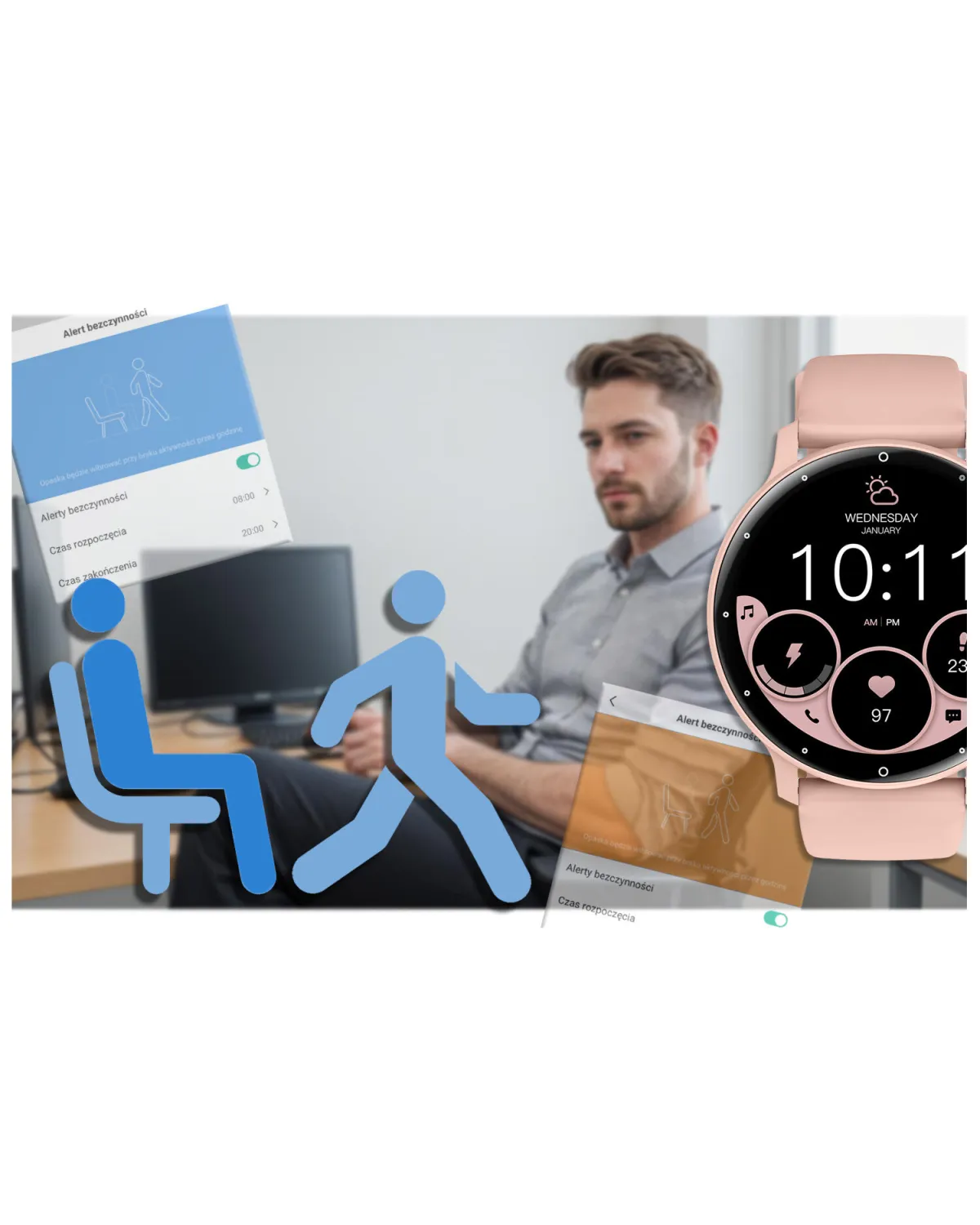 SMARTWATCH UNISEX GRAVITY GT1-5 PRO - ROZMOWY BLUETOOTH, DODATKOWY PASEK (sg027e) SMARTWATCH UNISEX GRAVITY GT1-5 PRO - ROZMOWY BLUETOOTH, DODATKOWY PASEK (sg027e)