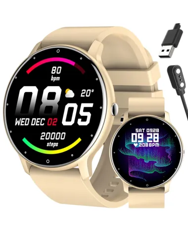 SMARTWATCH UNISEX GRAVITY GT1-6 - PULSOMETR, WŁASNE TARCZE (sg015f)