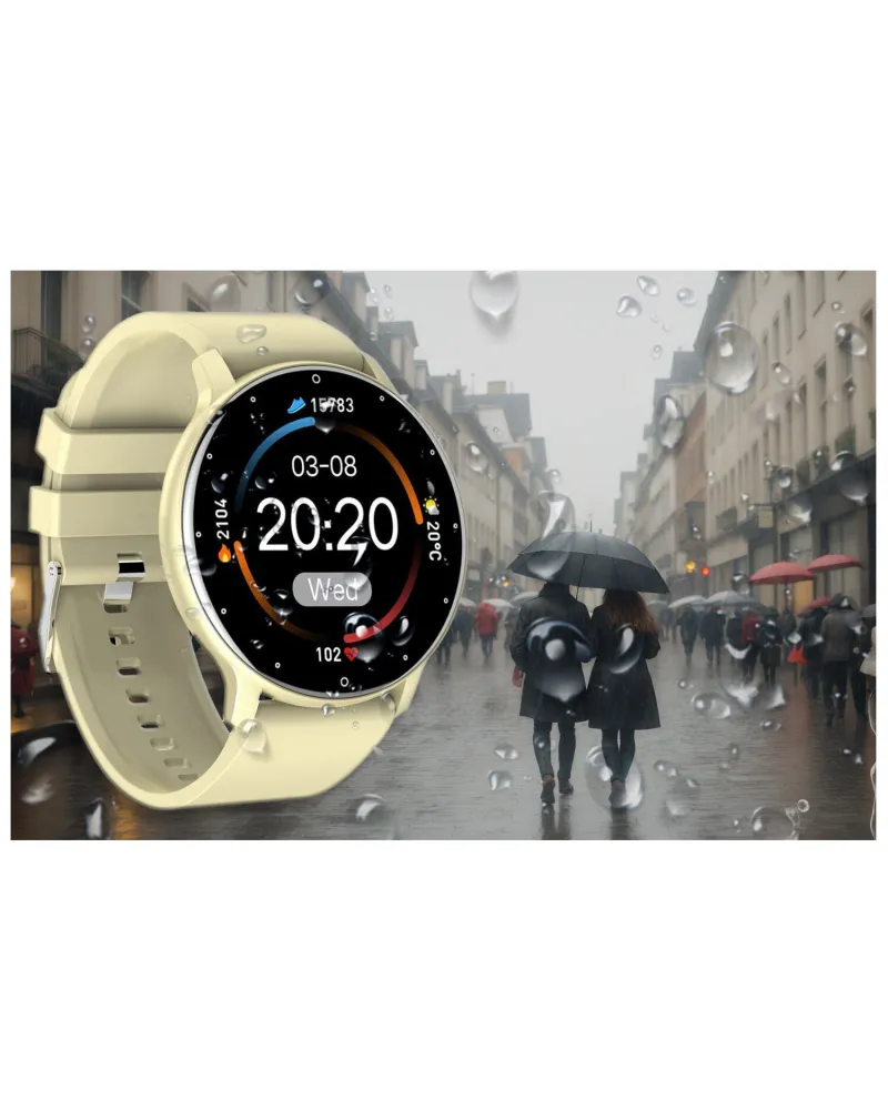 SMARTWATCH UNISEX GRAVITY GT1-6 - PULSOMETR, WŁASNE TARCZE (sg015f)