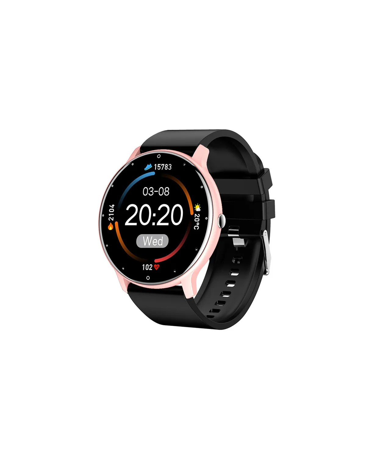 SMARTWATCH UNISEX GRAVITY GT1-2  PULSOMETR, WŁASNE TARCZE (sg015b)