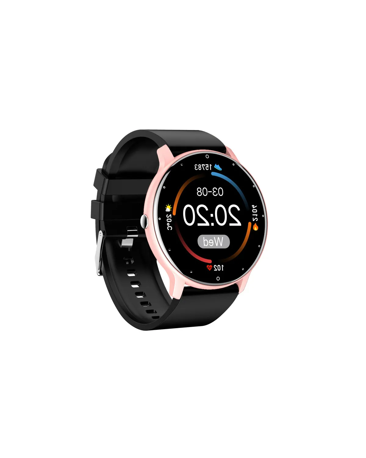 SMARTWATCH UNISEX GRAVITY GT1-2  PULSOMETR, WŁASNE TARCZE (sg015b)