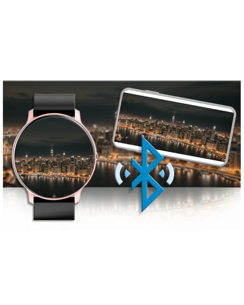 SMARTWATCH UNISEX GRAVITY GT1-2  PULSOMETR, WŁASNE TARCZE (sg015b)