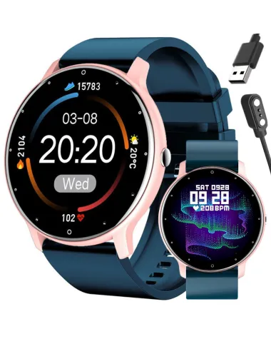 SMARTWATCH UNISEX GRAVITY GT1-4 - PULSOMETR, WŁASNE TARCZE (sg015d)