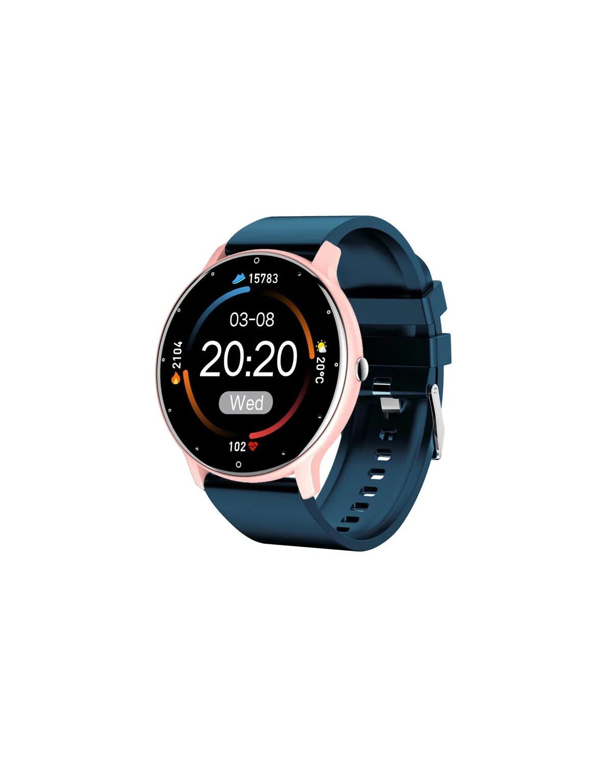 SMARTWATCH UNISEX GRAVITY GT1-4 - PULSOMETR, WŁASNE TARCZE (sg015d)