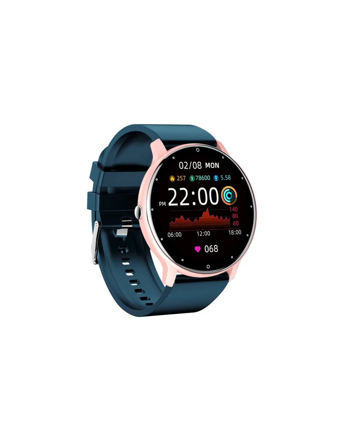 SMARTWATCH UNISEX GRAVITY GT1-4 - PULSOMETR, WŁASNE TARCZE (sg015d)