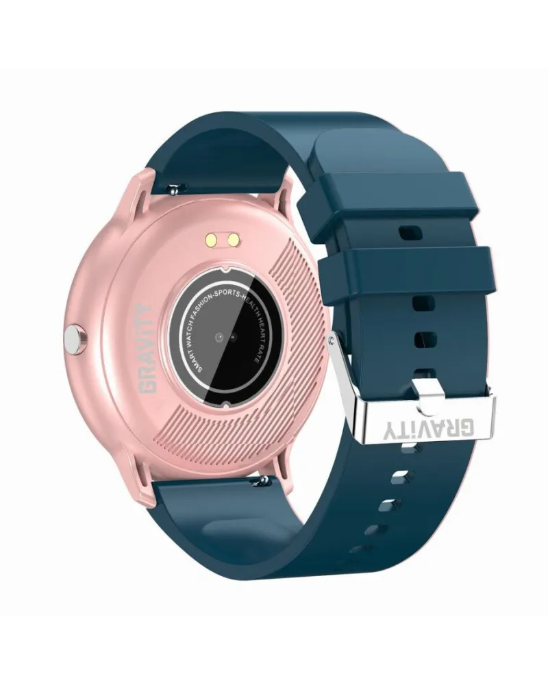 SMARTWATCH UNISEX GRAVITY GT1-4 - PULSOMETR, WŁASNE TARCZE (sg015d)